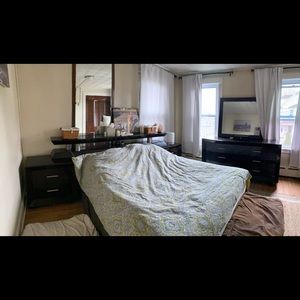 Bedroom wood set, like new!